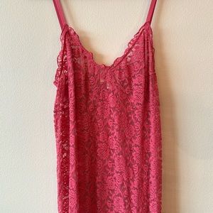 Open Edit Night Gown Floral Pink size Small